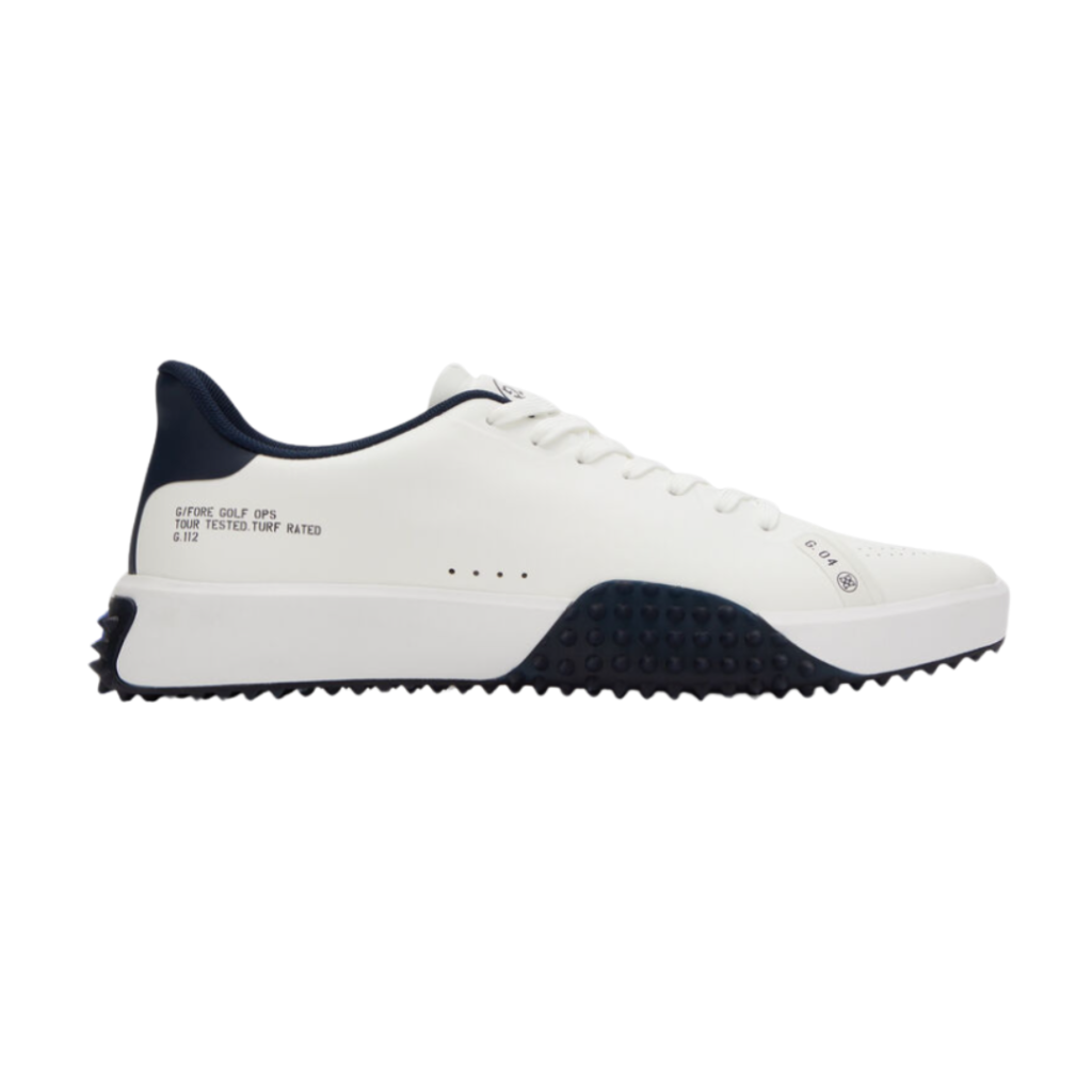 G/FOREメンズシューズG.112　ホワイト×ネイビー　27㎝ G4 G.112 Chaussures de Golf Homme - Performance & Confort 2024